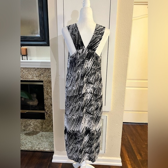 & Other Stories Printed Midi Dress Size 8 - Picture 3 of 7